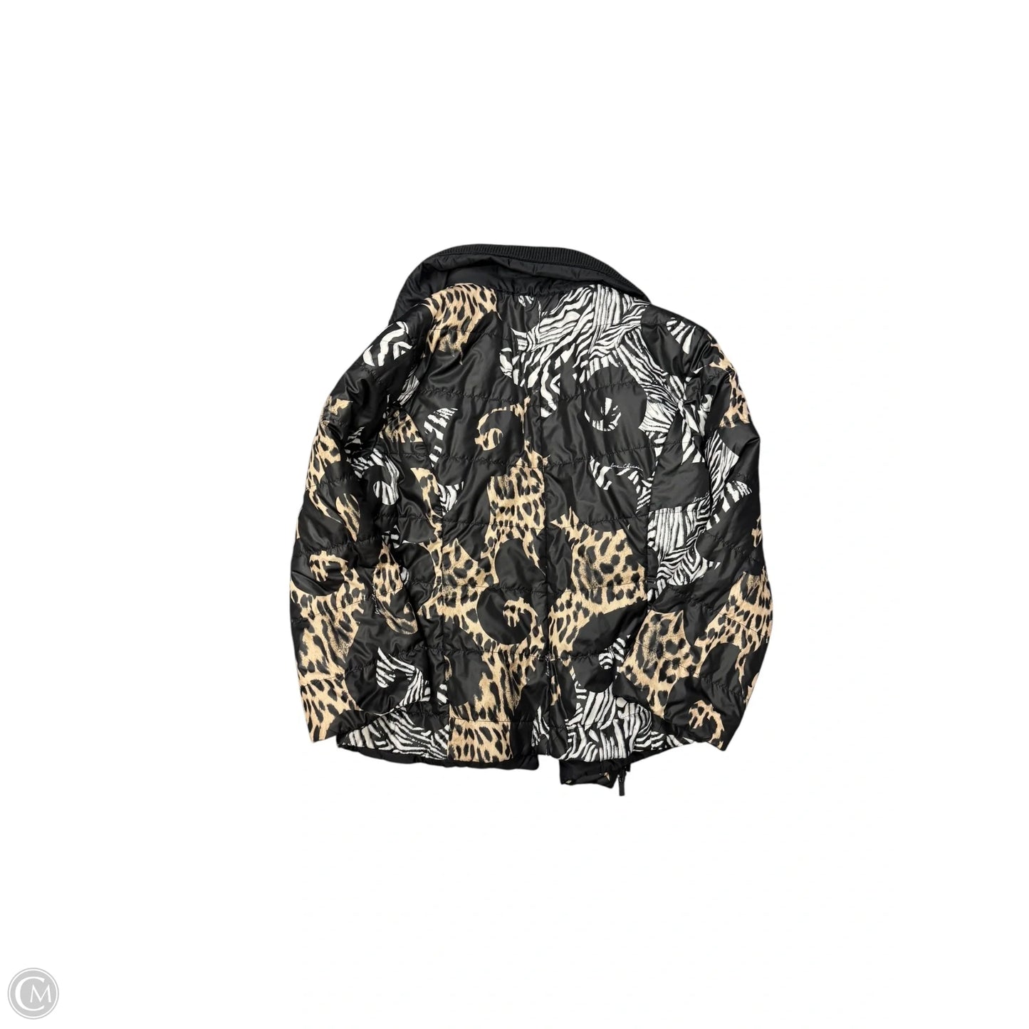 Coat Puffer & Quilted By Chicos In Animal Print, Size: 1x