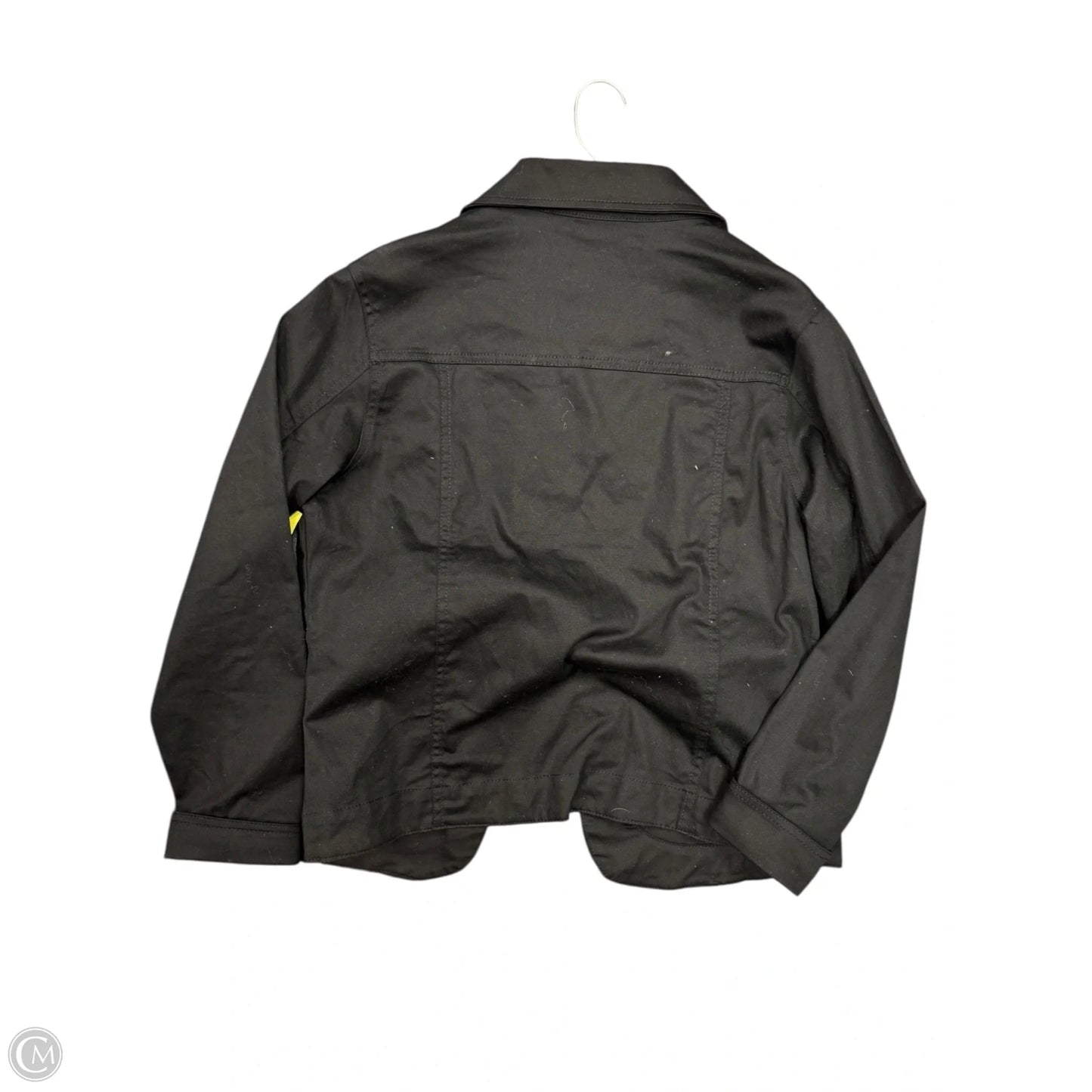 Jacket Denim By Clothes Mentor In Black, Size: M