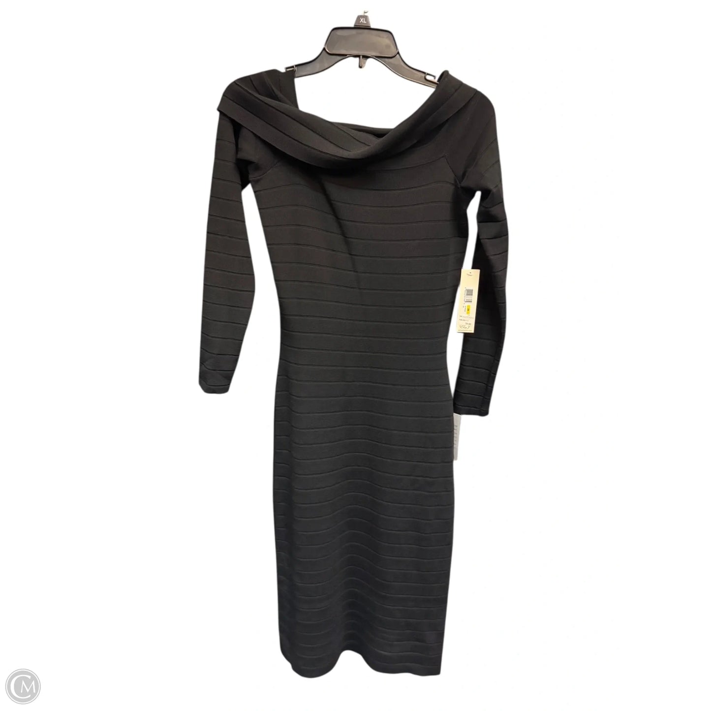 Dress Party Midi By Eliza J In Black, Size: M