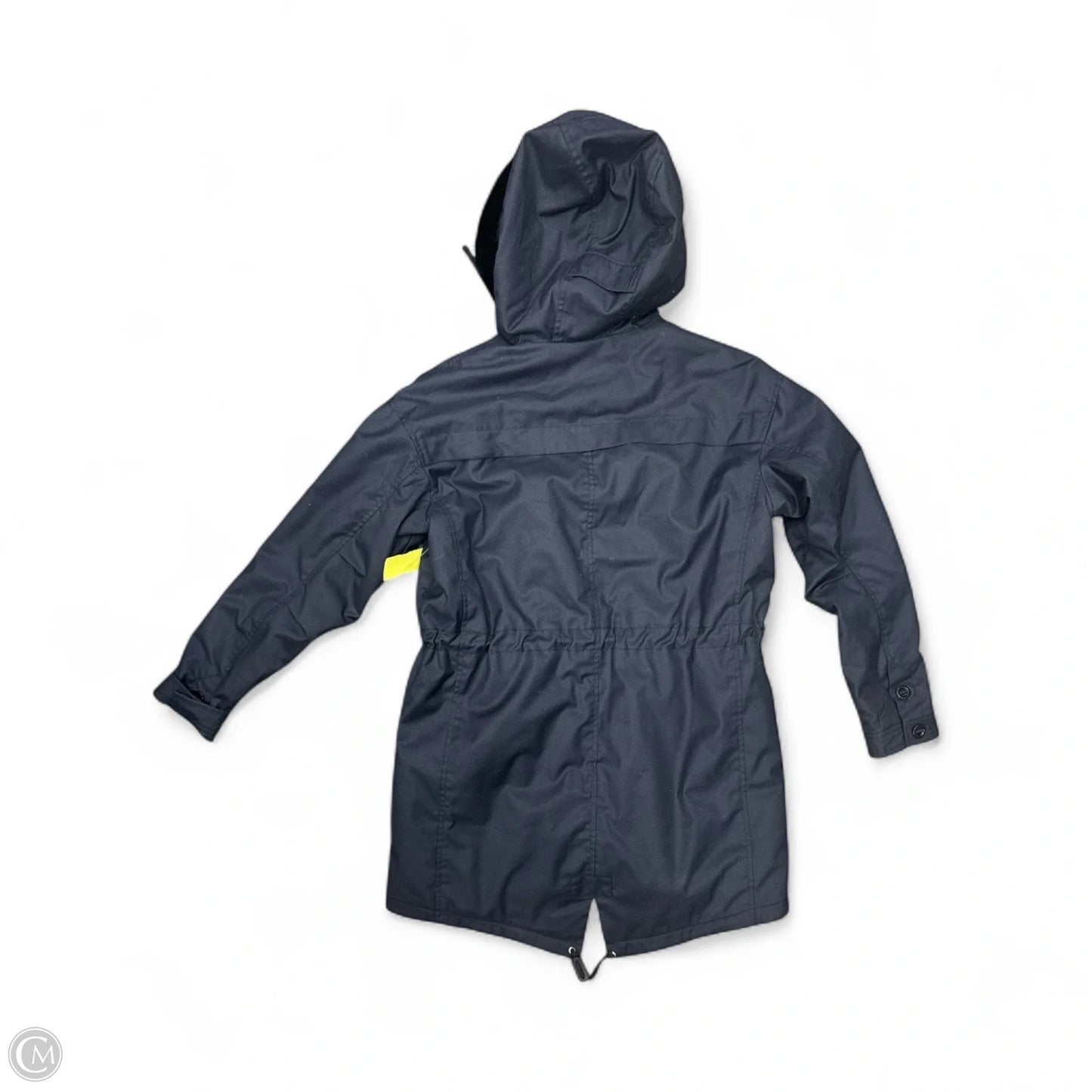 Coat Parka By Massimo Dutti In Navy, Size: S