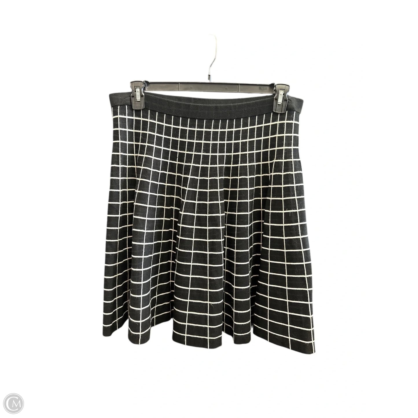 Skirt Midi By Chelsea And Theodore In Black & White, Size: Xl