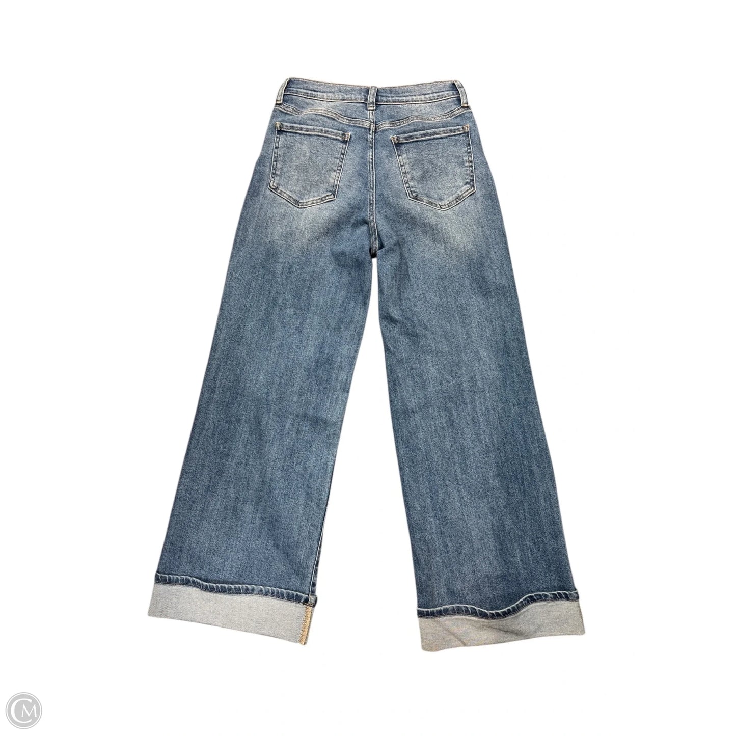 Jeans Wide Leg By Clothes Mentor In Blue Denim, Size: 6