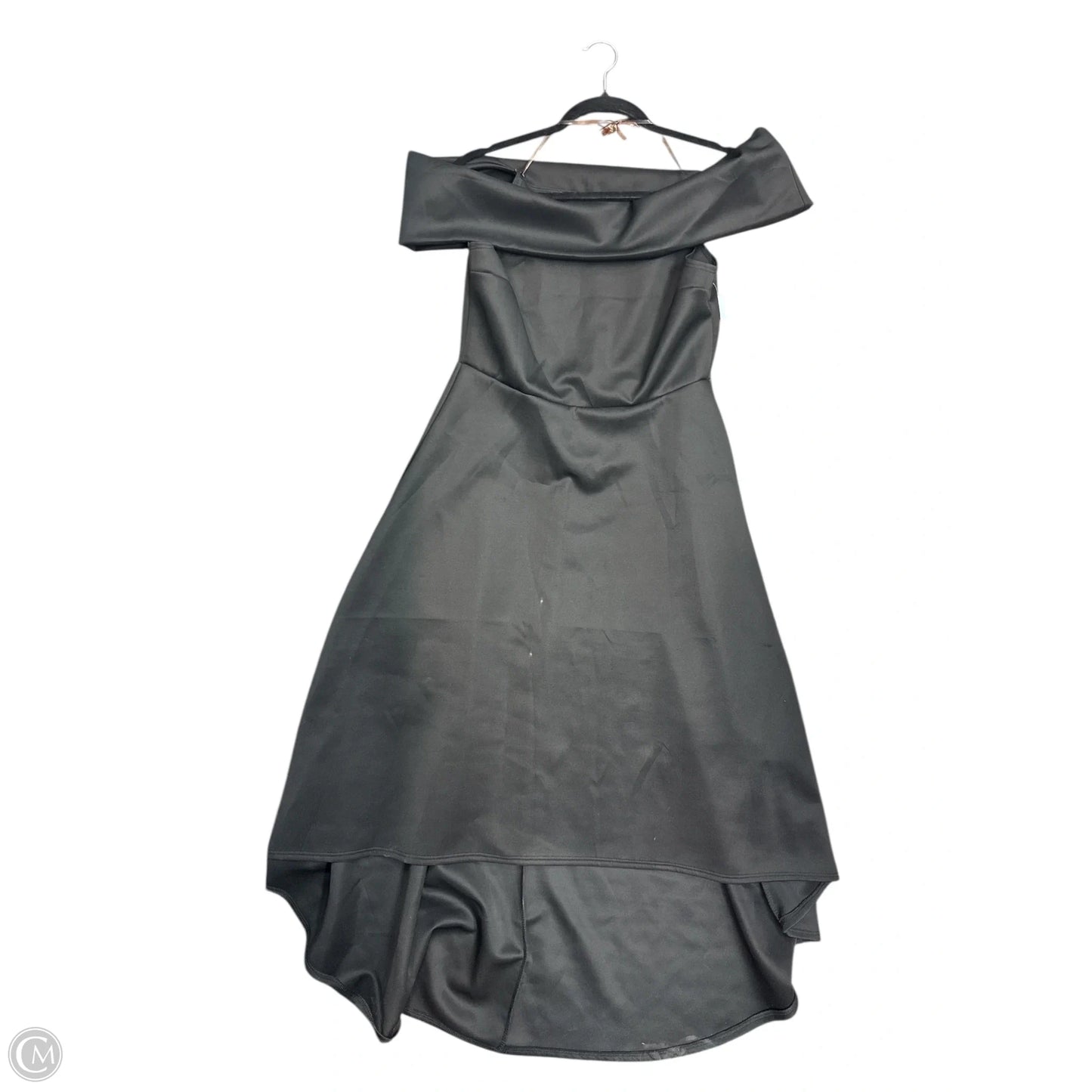 Dress Party Midi By Charlotte Russe In Black, Size: 12