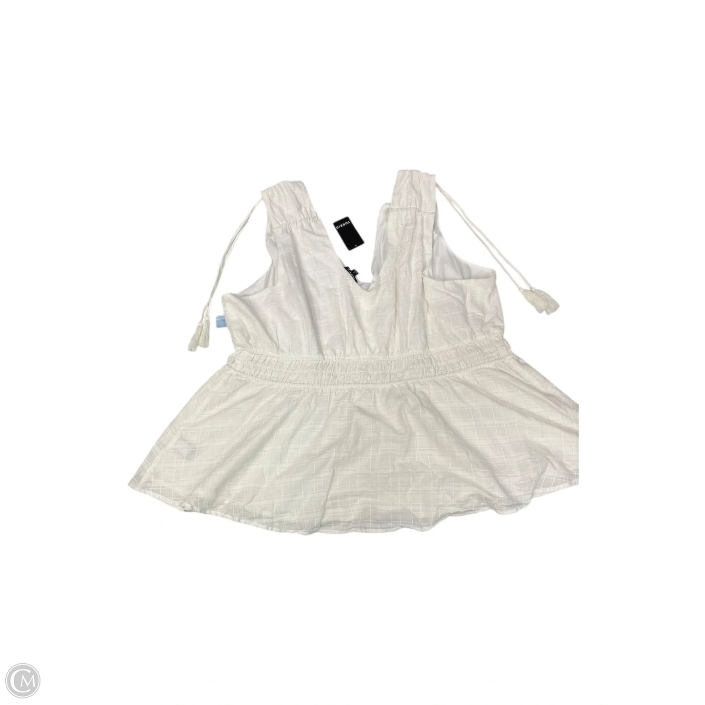 Top Sleeveless By Torrid In White, Size: 3x