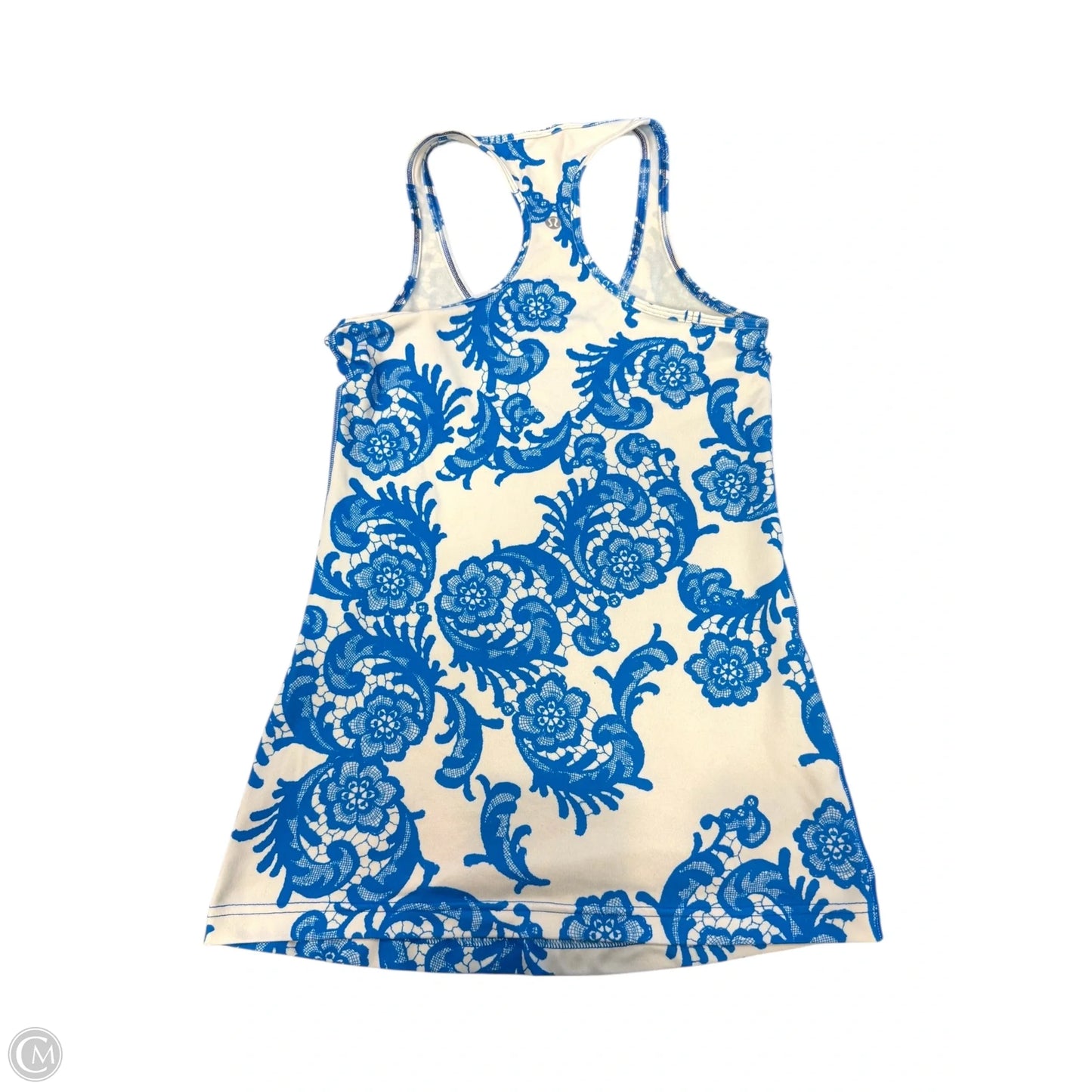Athletic Tank Top By Lululemon In Floral Print, Size: M