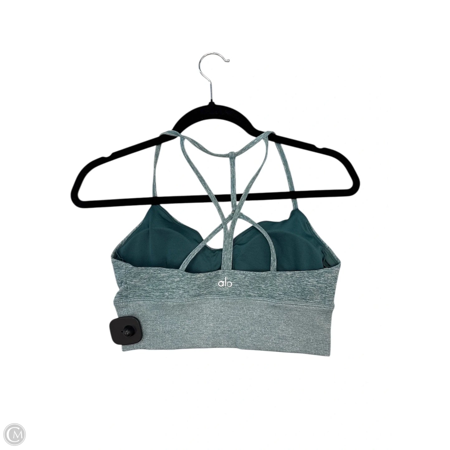 Athletic Bra By Alo In Aqua, Size: M