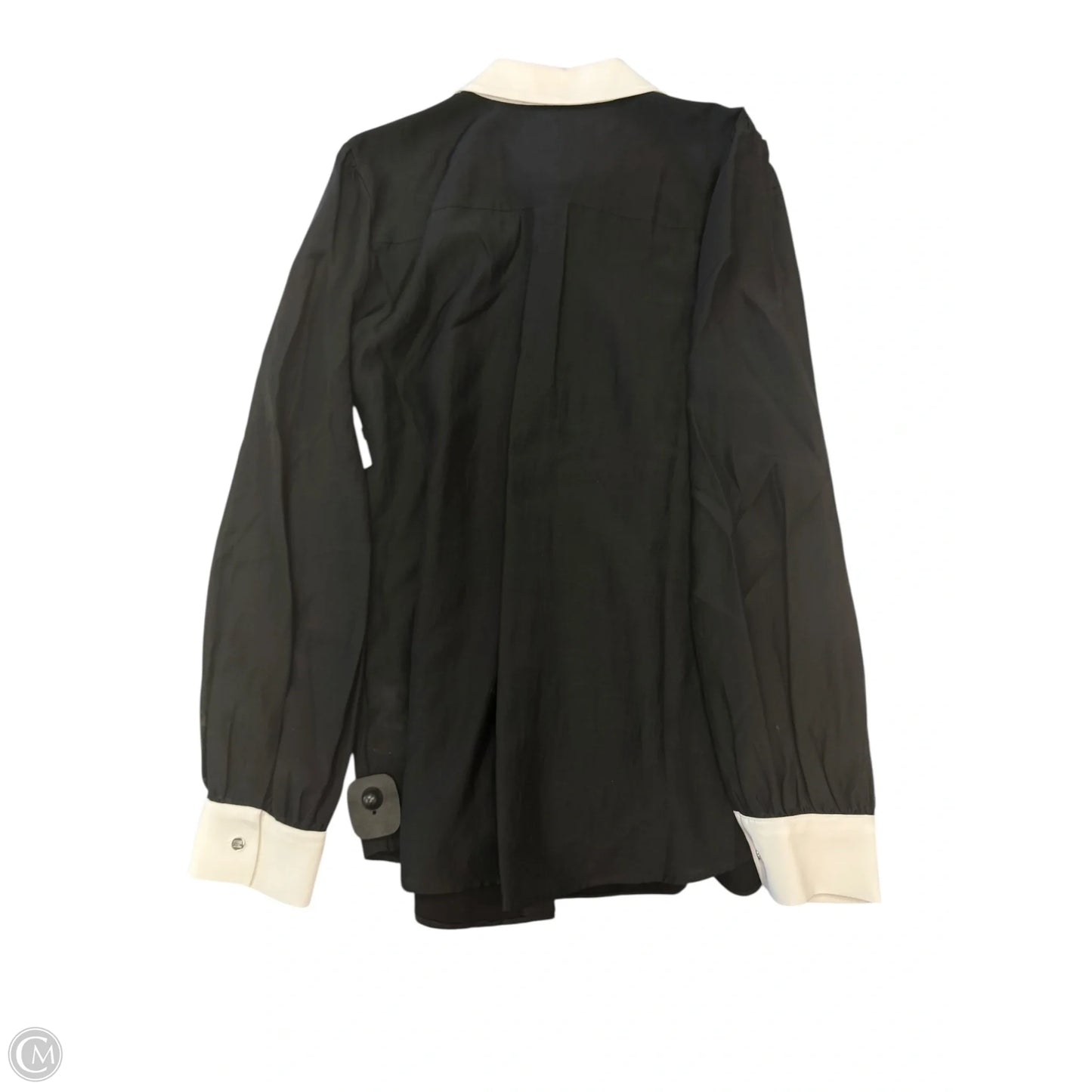 Blouse Designer By Karl Lagerfeld In Black, Size: S