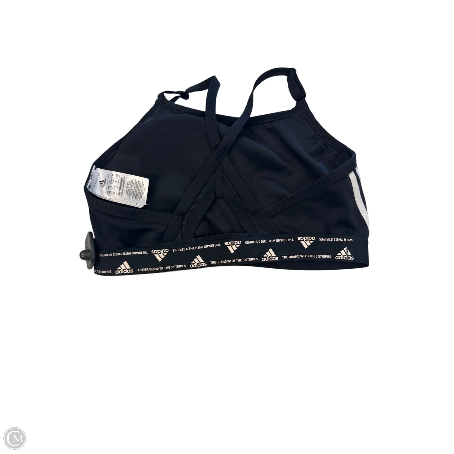 Athletic Bra By Adidas In Black, Size: 1x