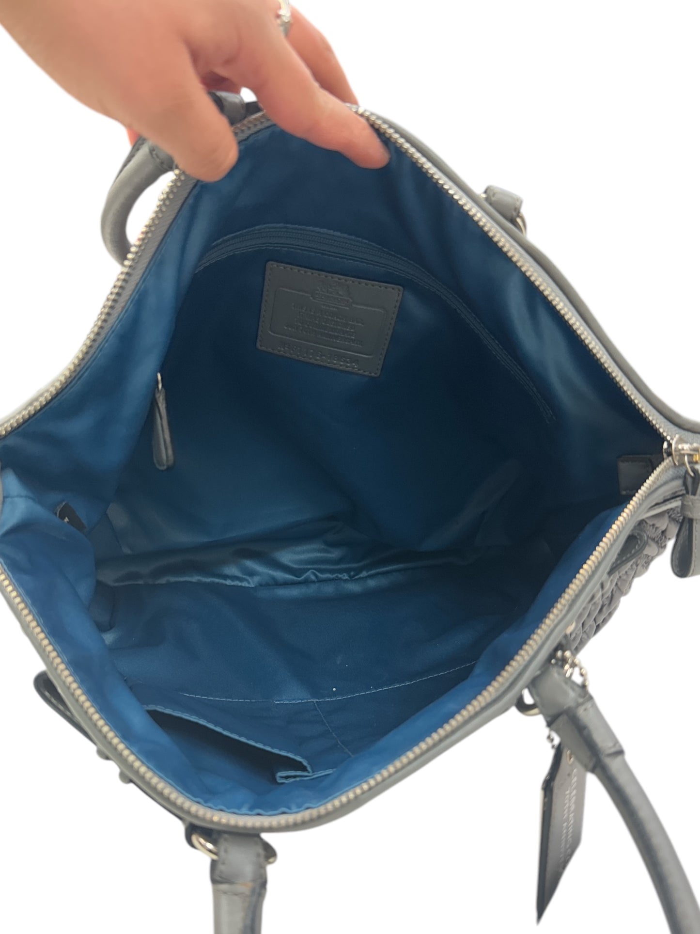 Handbag Designer By Coach, Size: Medium