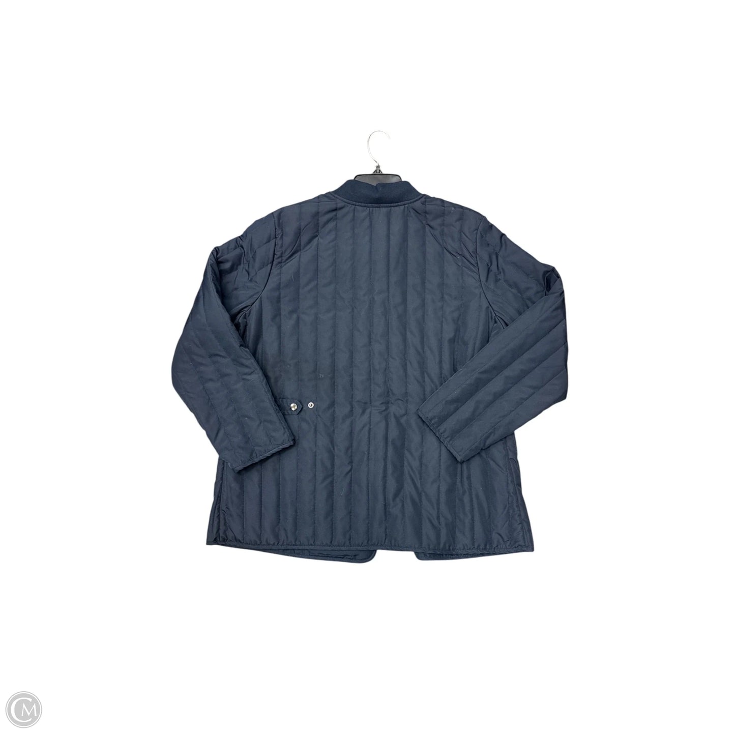 Jacket Puffer & Quilted By Cj Banks In Navy, Size: 1x