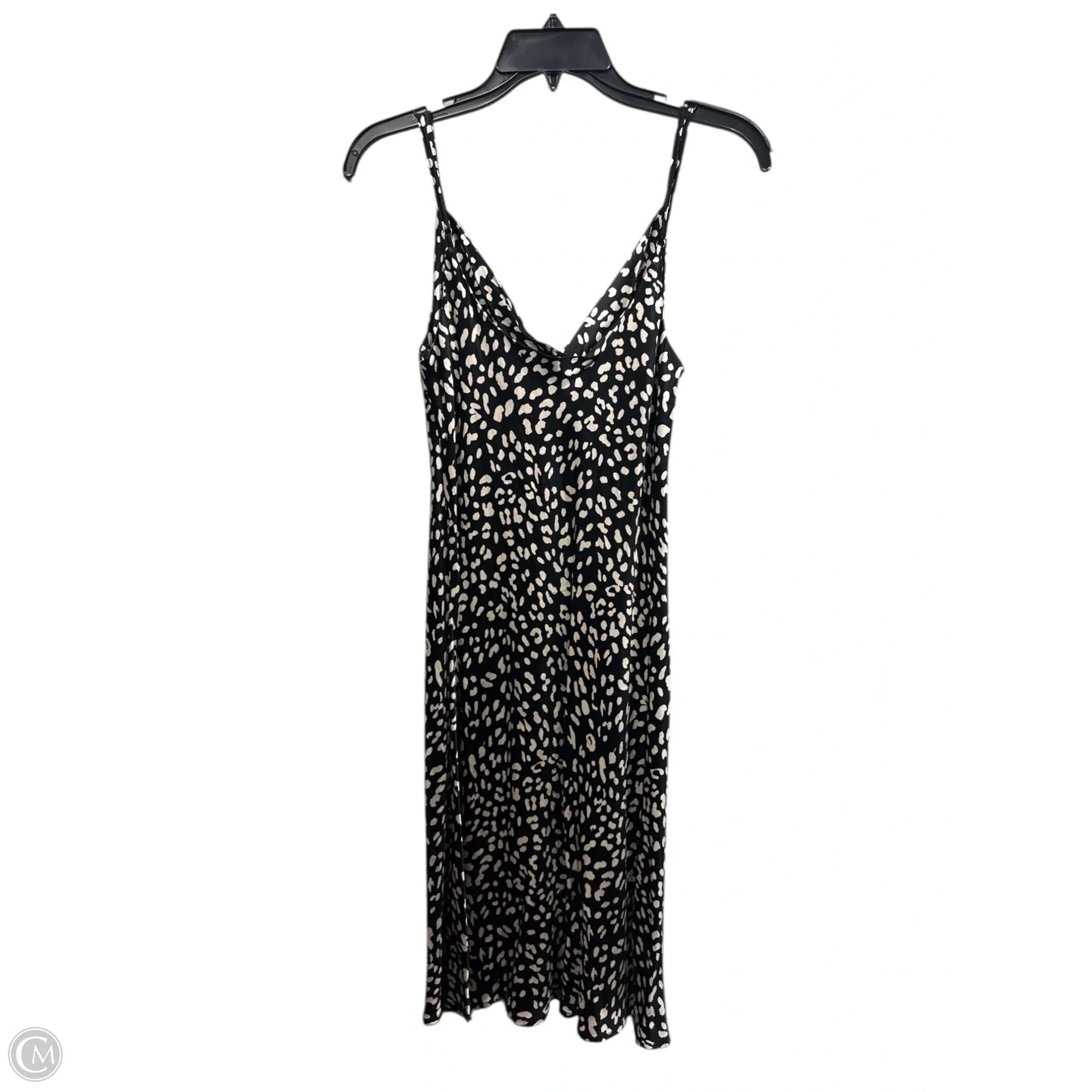 Dress Casual Maxi By Dress Forum In Black & Cream, Size: 4