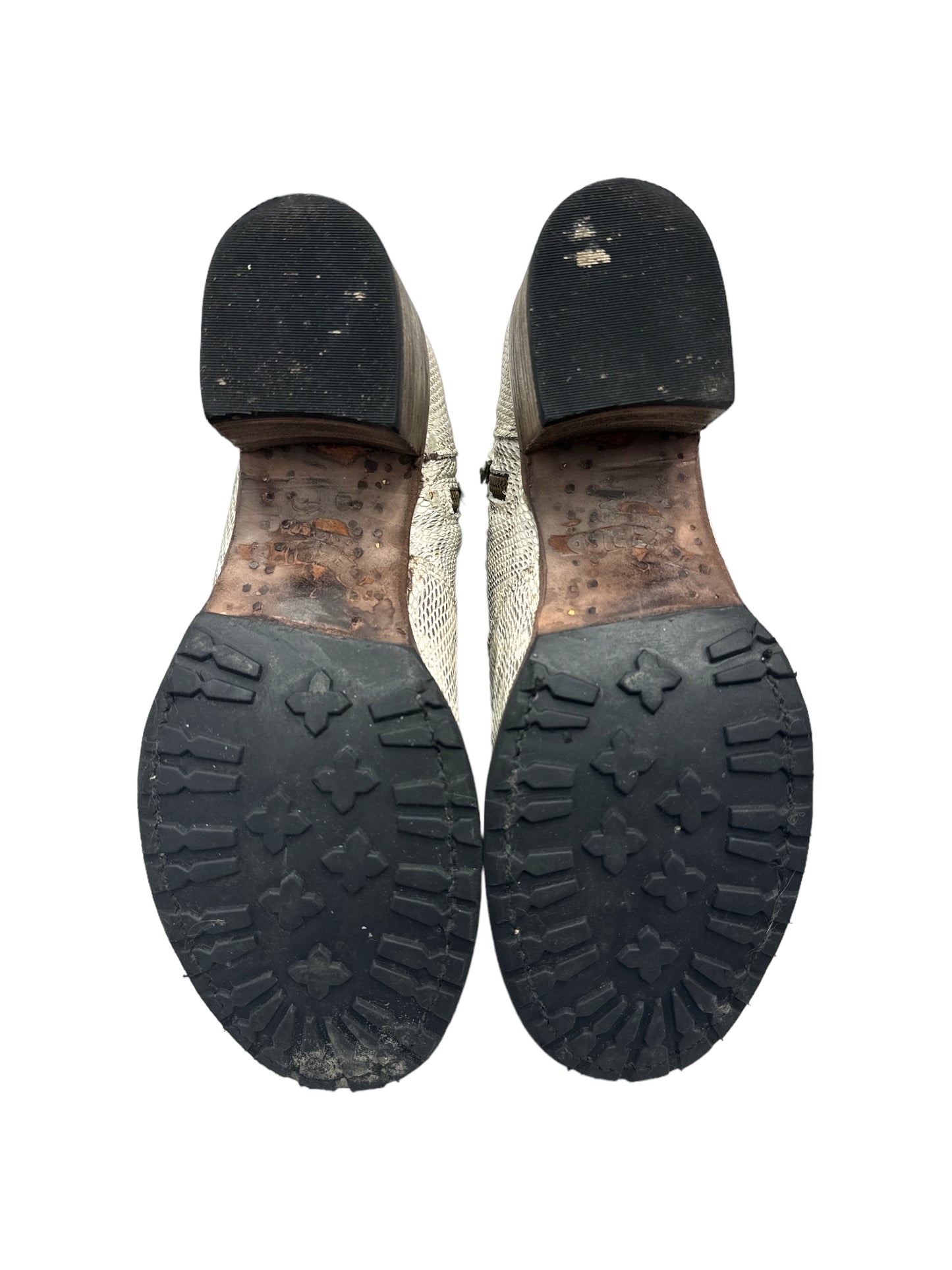 Animal Print Boots Mid-calf Heels Cma, Size 9