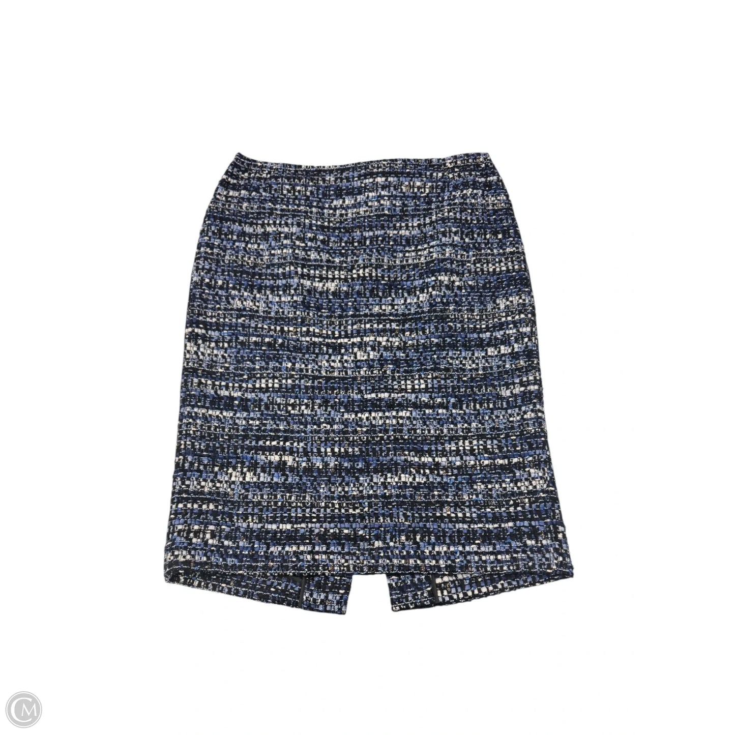 Skirt Designer By Lafayette 148 In Blue, Size: 4