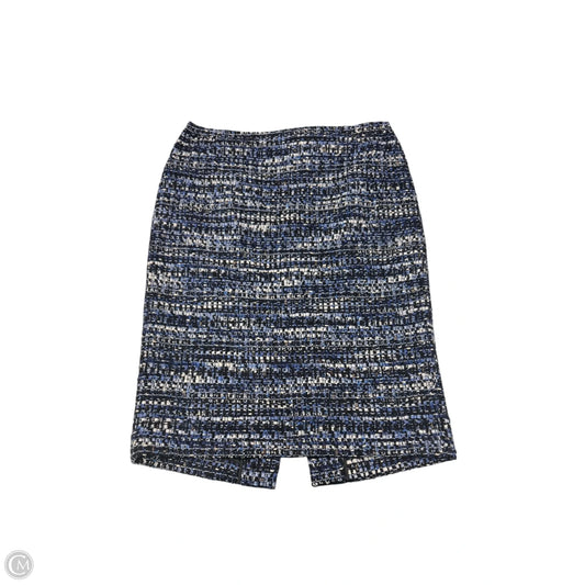 Skirt Designer By Lafayette 148 In Blue, Size: 4