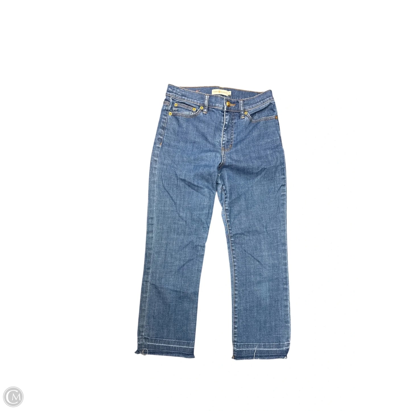 Jeans Designer By Tory Burch In Blue Denim, Size: 2