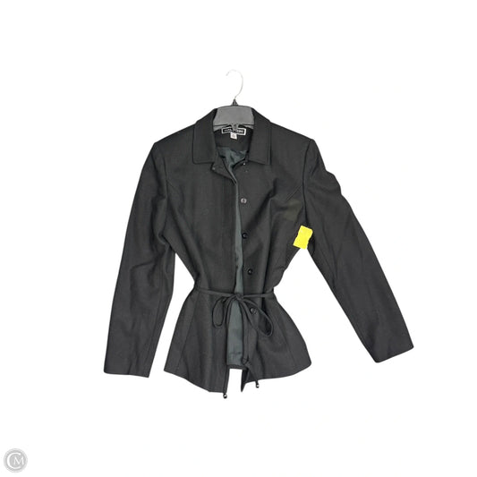 Blazer Designer By Halston In Black, Size: 6