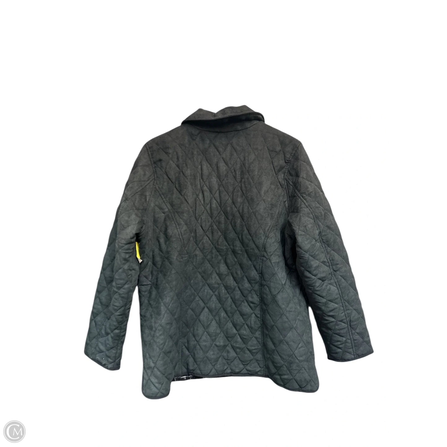 Jacket Puffer & Quilted By Isaac Mizrahi Live Qvc In Black, Size: L