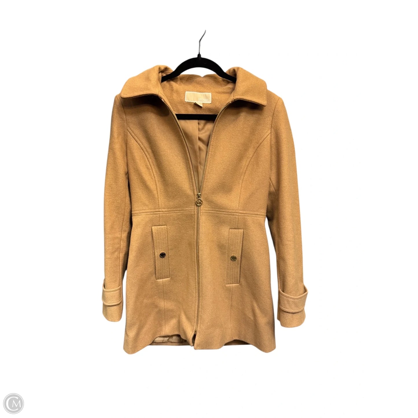 Coat Peacoat By Michael By Michael Kors In Tan, Size: Xs