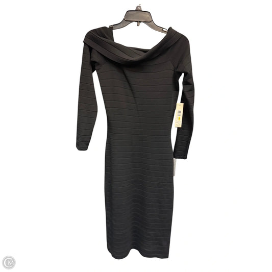 Dress Party Midi By Eliza J In Black, Size: M