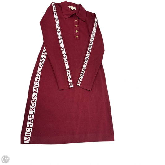 Dress Party Midi By Michael By Michael Kors In Red, Size: L