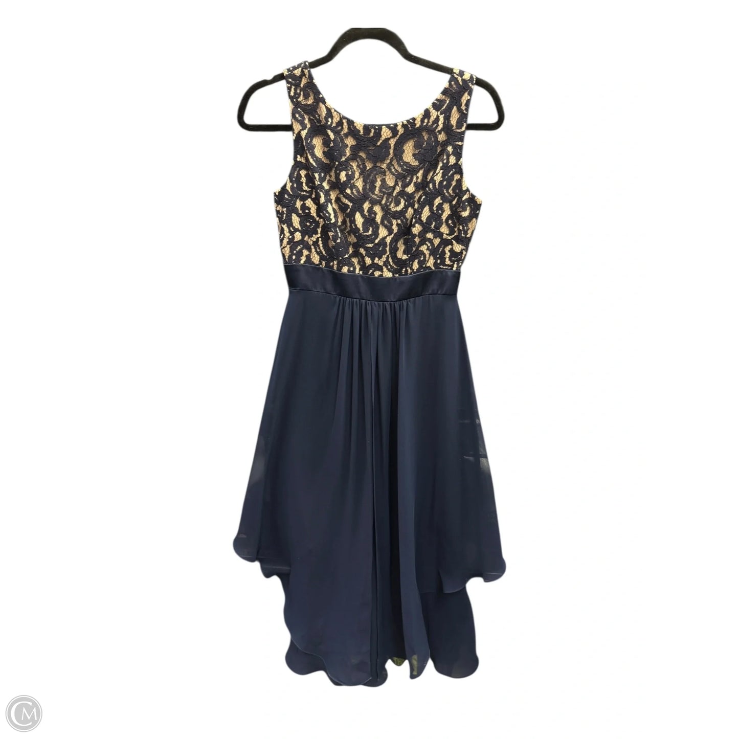 Dress Party Midi By Eliza J In Navy, Size: 4