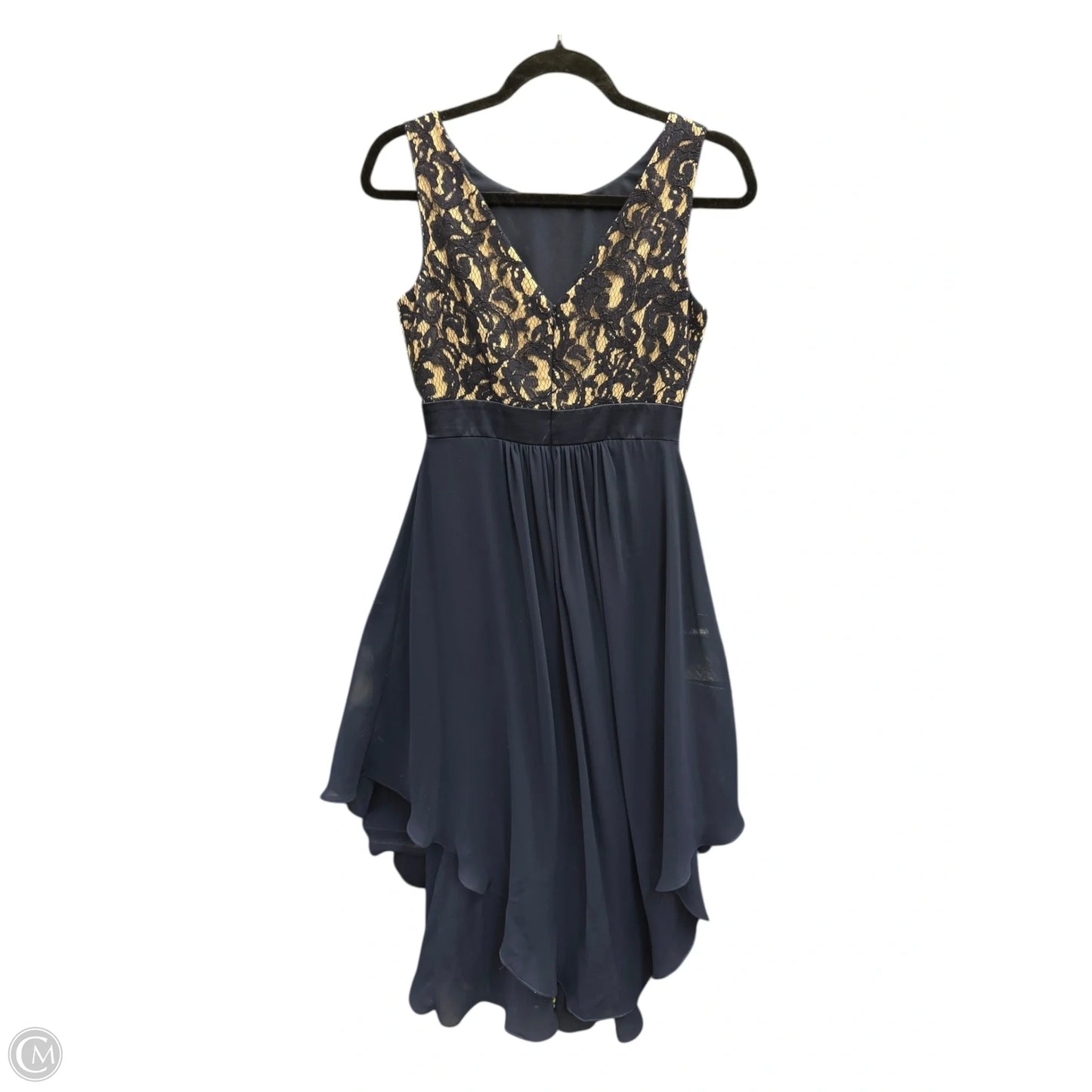 Dress Party Midi By Eliza J In Navy, Size: 4