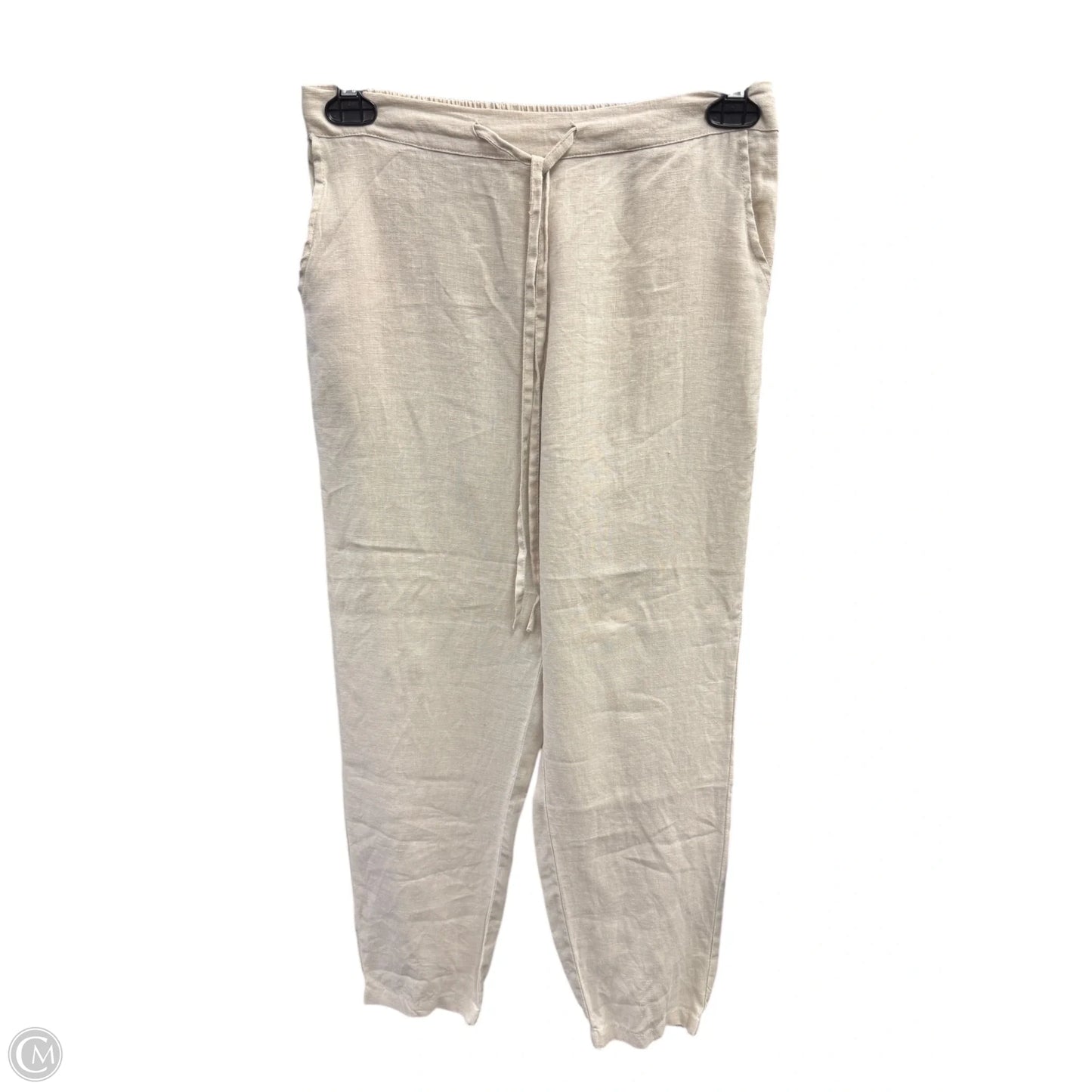 Pants Linen By Clothes Mentor In Cream, Size: M