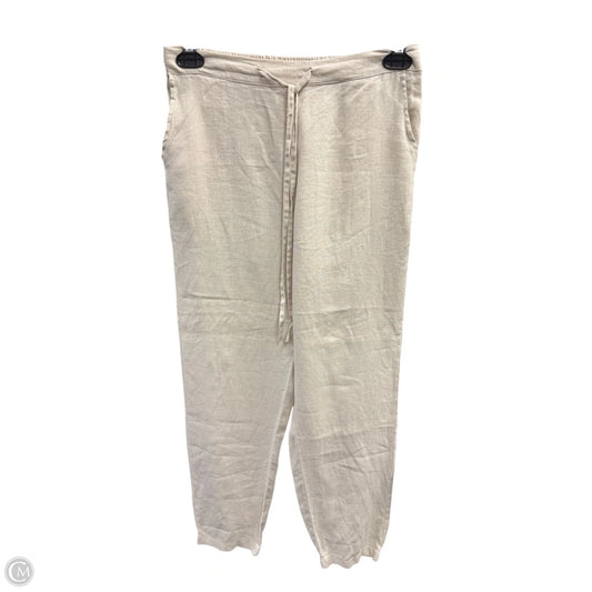 Pants Linen By Clothes Mentor In Cream, Size: M
