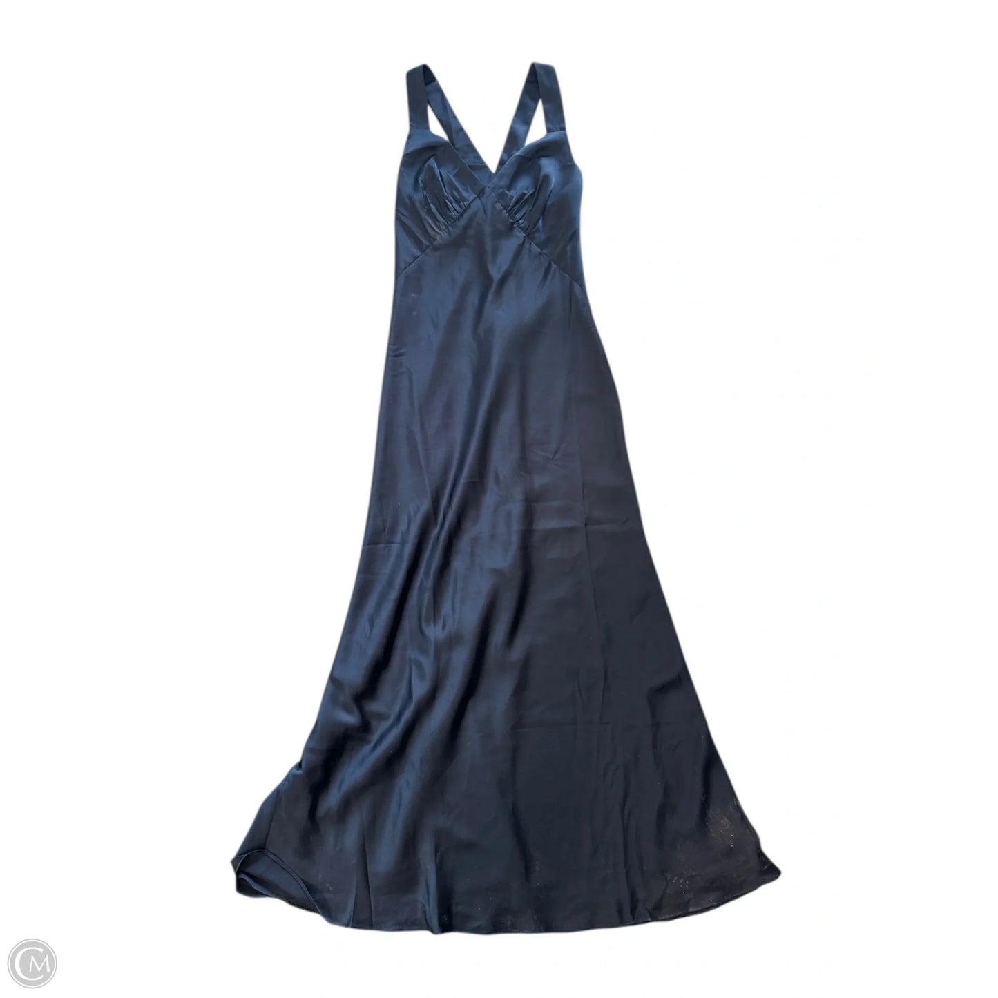 Dress Party Long By Clothes Mentor In Navy, Size: M