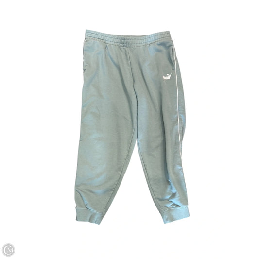 Athletic Pants By Puma In Green, Size: Xl