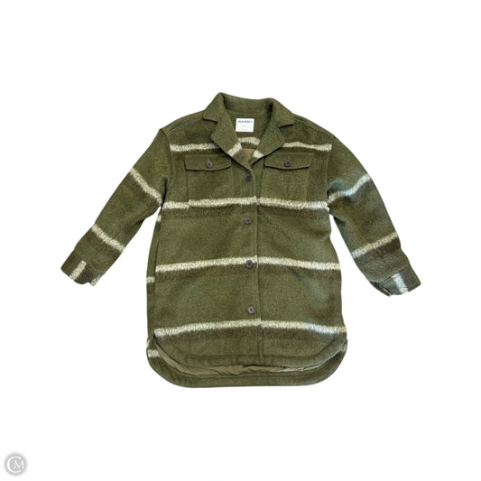 Jacket Shirt By Old Navy In Green, Size: M