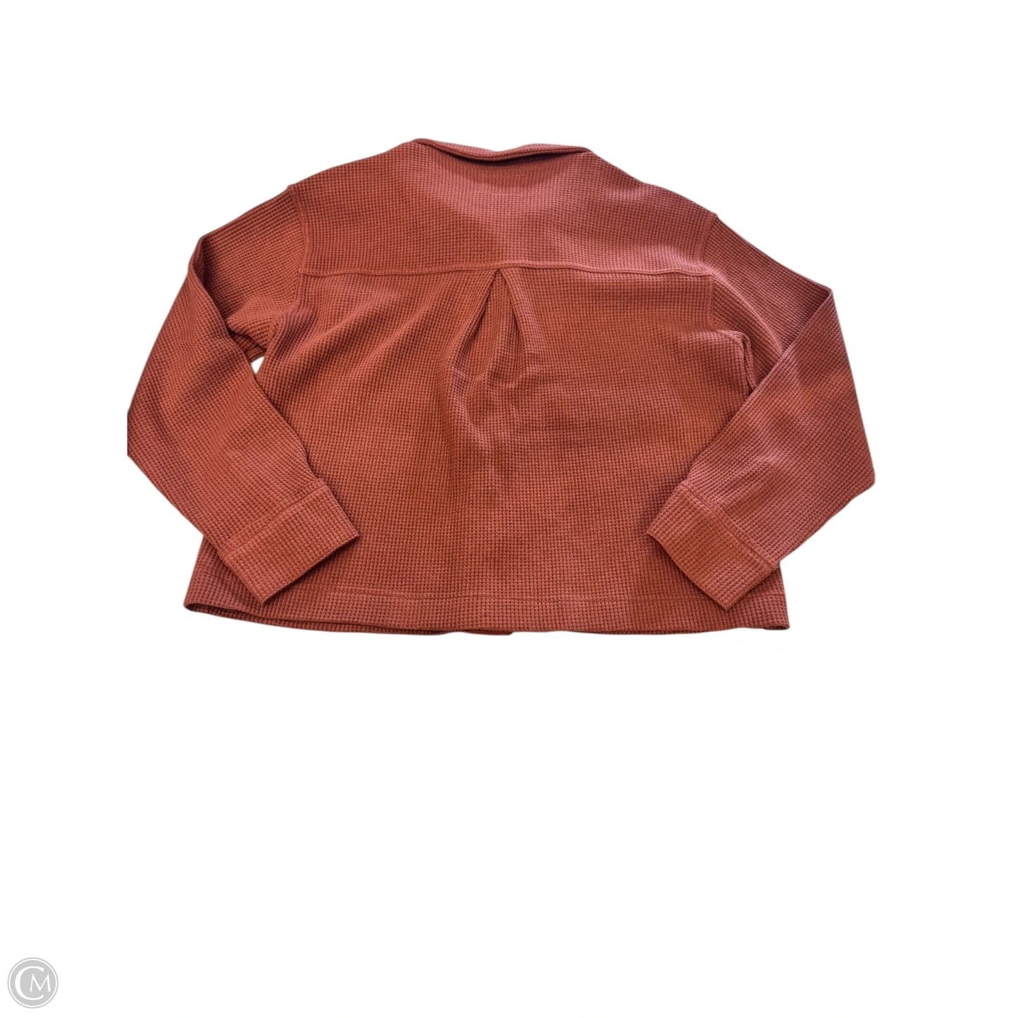 Jacket Shirt By Thread And Supply In Orange, Size: Xs