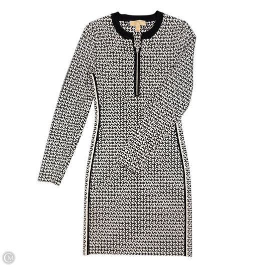 Dress Designer By Michael Kors In Black & White, Size: S