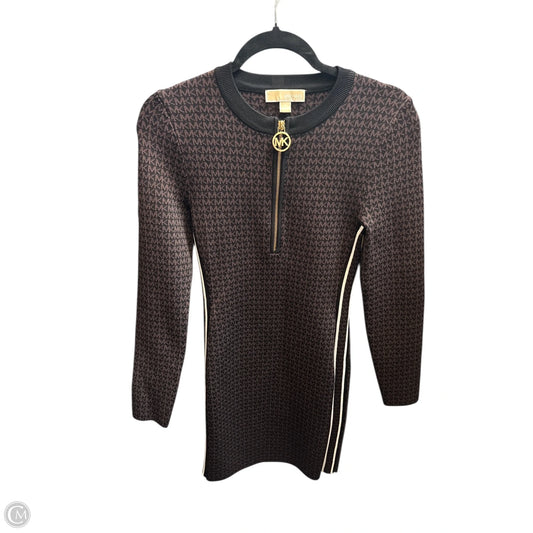 Dress Designer By Michael Kors In Black & Brown, Size: S