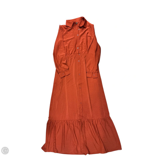 Dress Casual Maxi By Coco And Carmen In Orange, Size: M