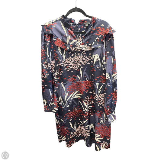 Dress Party Midi By Ann Taylor In Floral Print, Size: 12