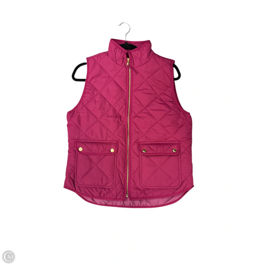 Vest Puffer & Quilted By J. Crew In Pink, Size: M