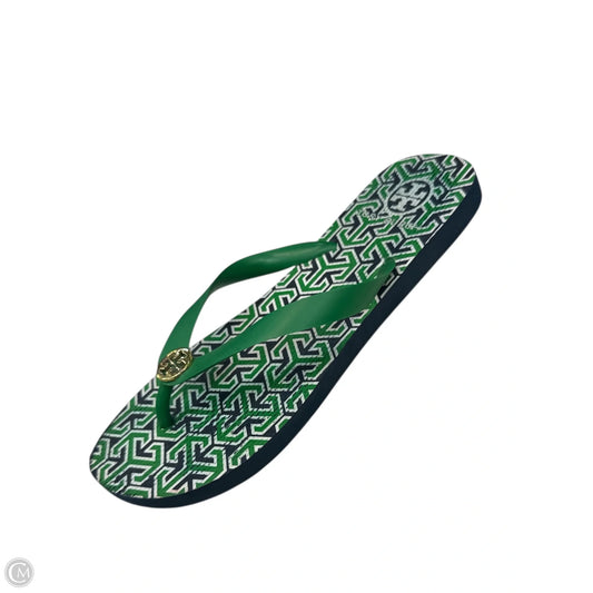 Sandals Designer By Tory Burch In Green, Size: 8.5