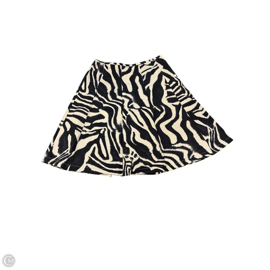 Skirt Midi By St. John In Black & Cream, Size: 4