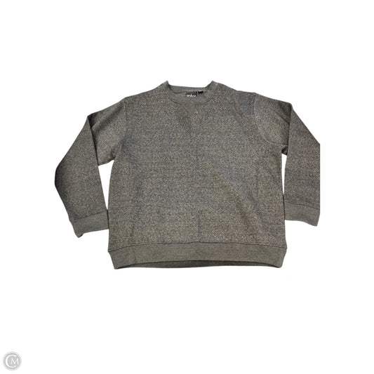 Sweatshirt Crewneck By Clothes Mentor In Grey, Size: 1x