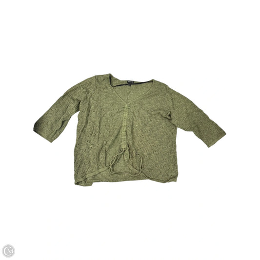 Top 3/4 Sleeve By Torrid In Green, Size: 3x