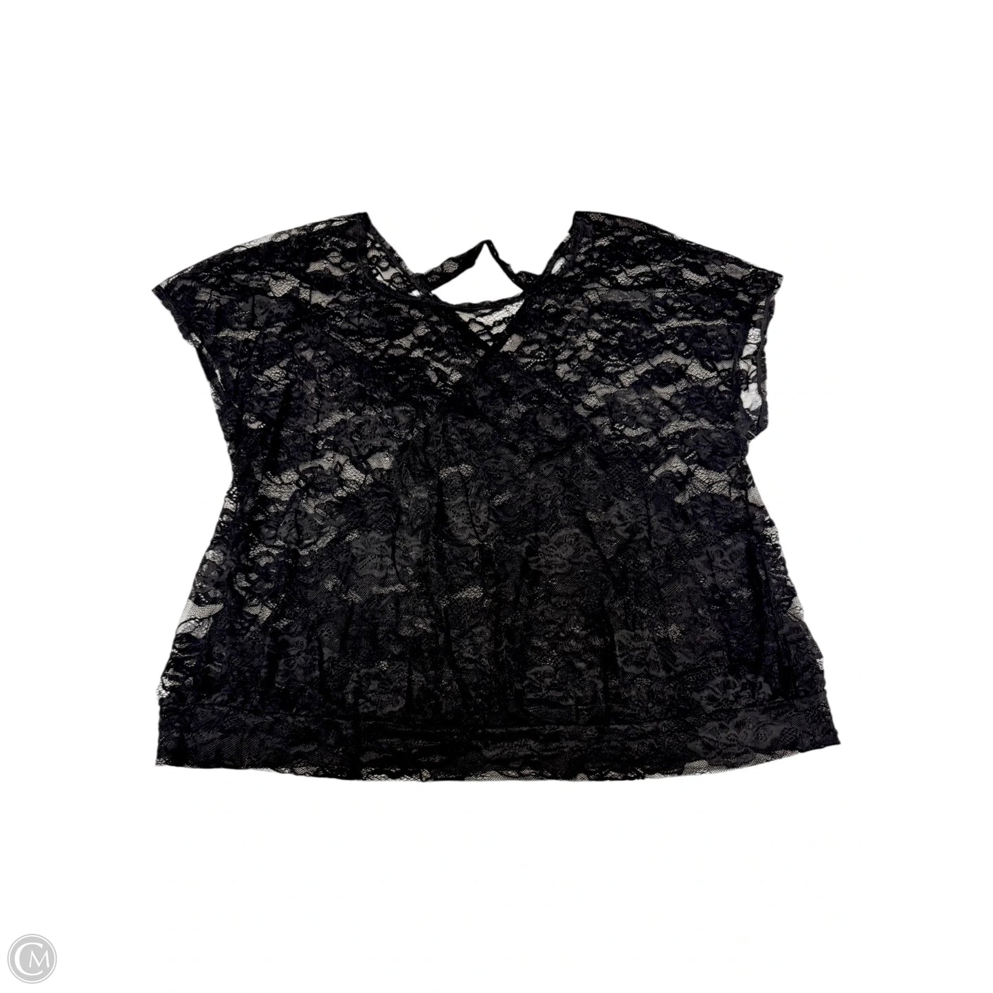 Top Short Sleeve By Torrid In Black, Size: 3x