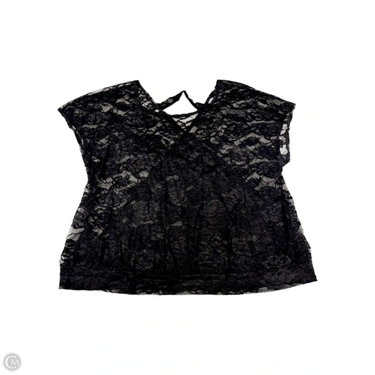 Top Short Sleeve By Torrid In Black, Size: 3x