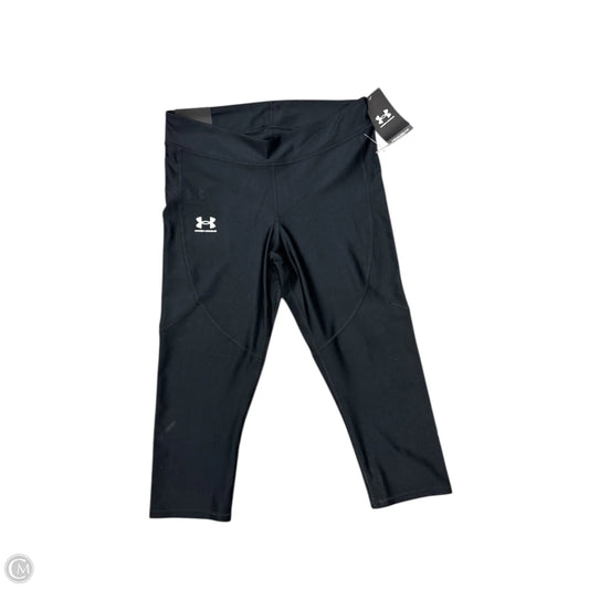 Athletic Capris By Under Armour In Black, Size: L