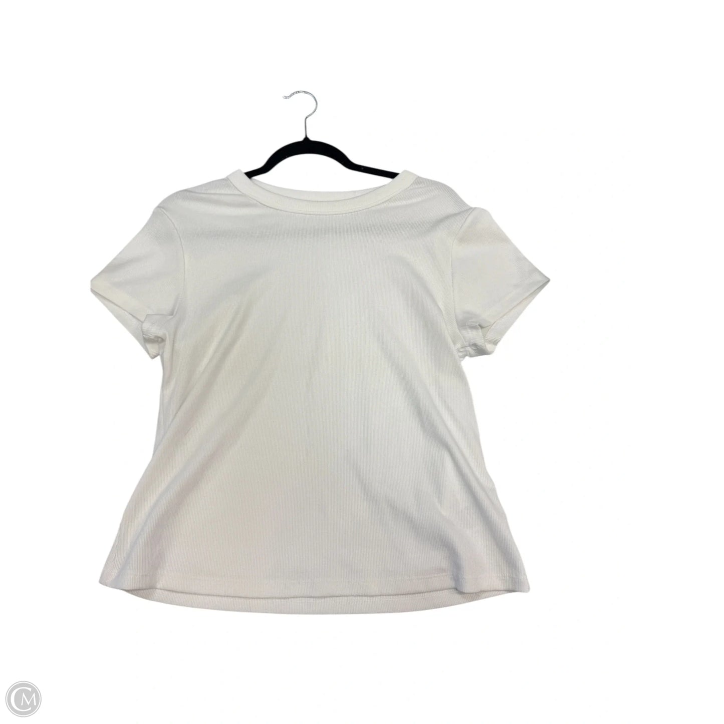 Top Short Sleeve Basic By Old Navy In White, Size: Xl