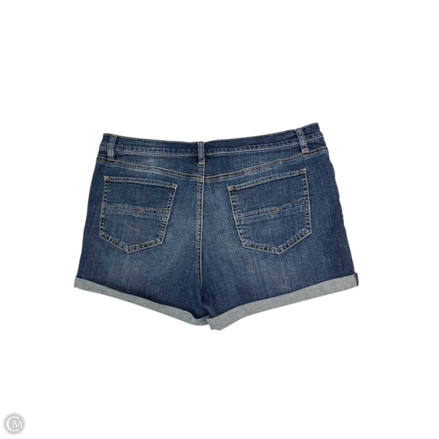 Shorts By Soho Apparel In Blue Denim, Size: 14