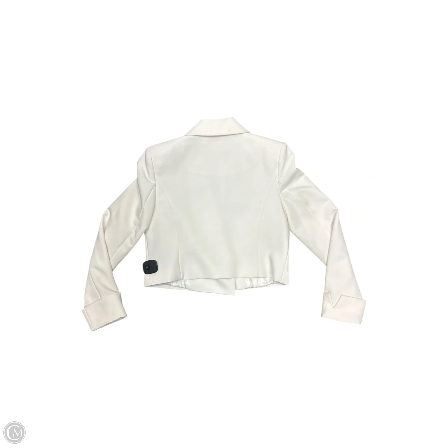 Blazer Designer By Karl Lagerfeld In White, Size: L