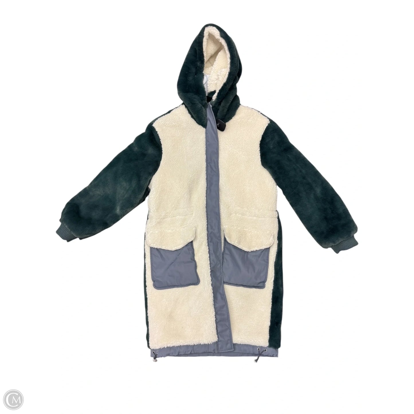 Coat Designer By Ugg In Green, Size: M