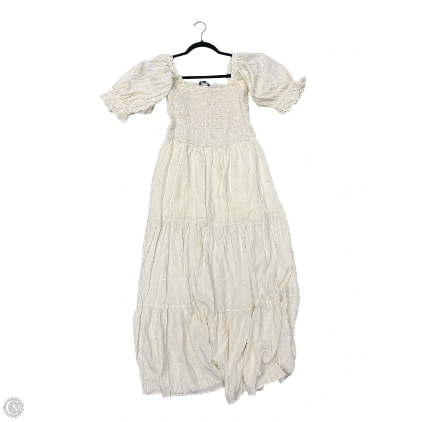 Dress Casual Maxi By Strut & Bolt In Cream, Size: M