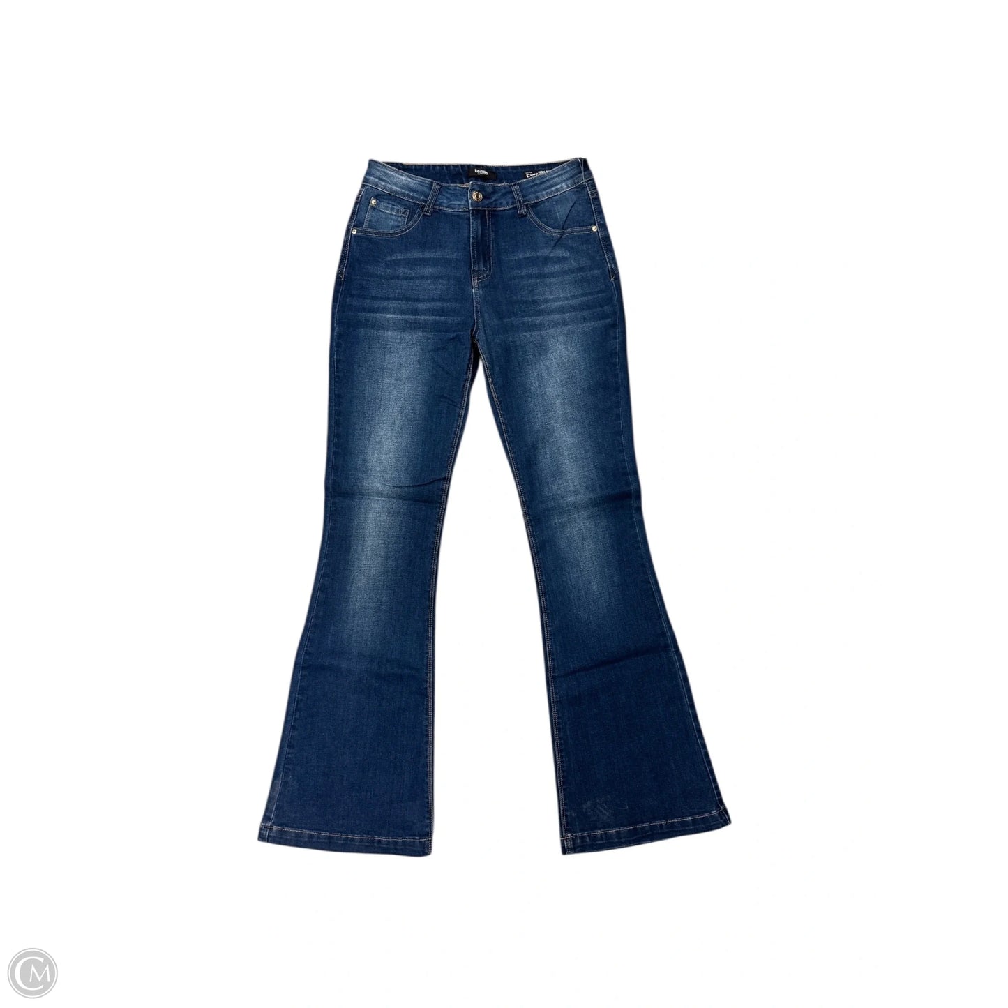 Jeans Boot Cut By Kensie In Blue Denim, Size: 8